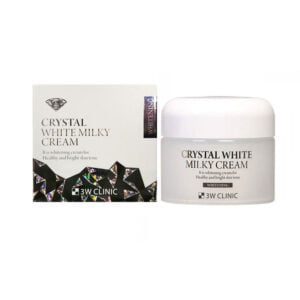 3W CLINIC CRYSTAL WHITE MILKY CREAM 50G
