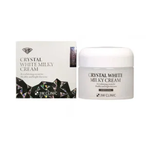 3W CLINIC CRYSTAL WHITE MILKY CREAM 50G