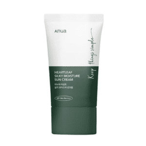 Anua Heartleaf Silky Moisture Sun Cream SPF 50+ PA++++50ml